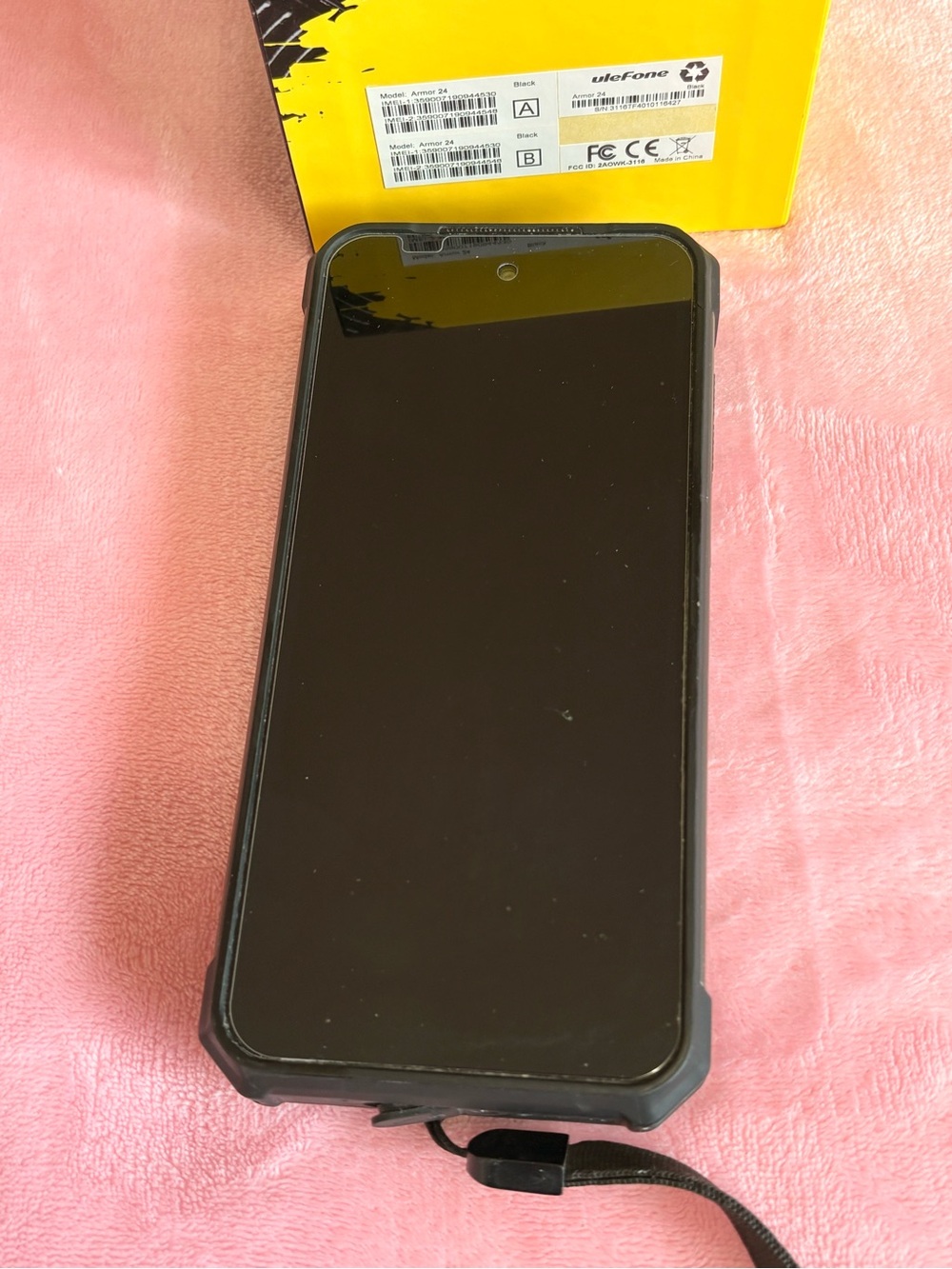 Armor 24 Rugged Smartphone - Black - Picture 3 of 10